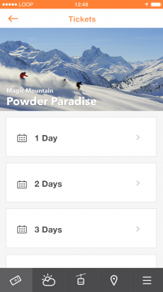 Skipass si bilete prin aplicație smartphone pentru stațiunile de schi
