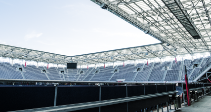 Poarta de acces pentru stadion si arena